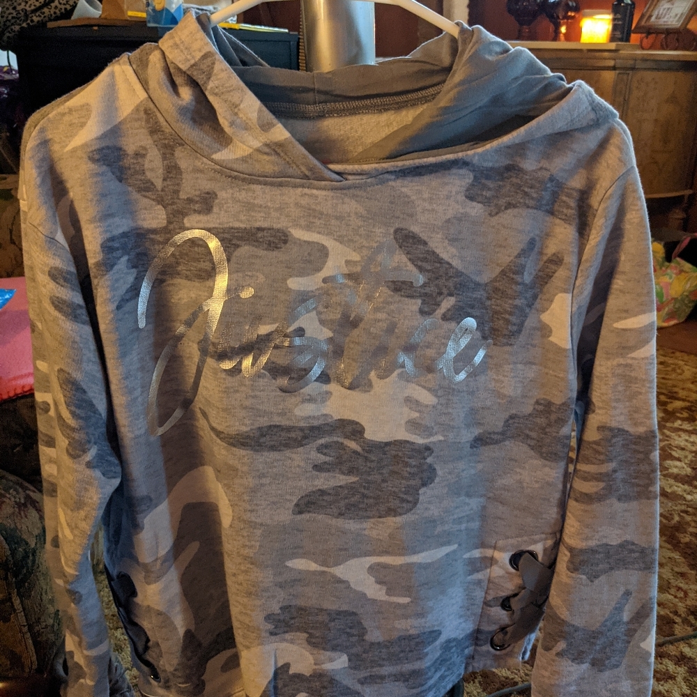 Girls 14/16 Justice hoodie & leggings